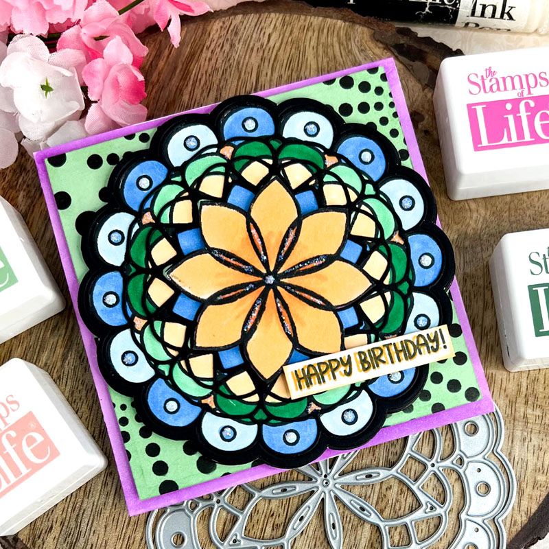 mandala4Stephanie Clear Stamp