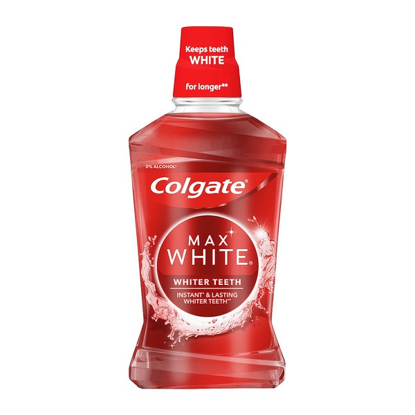 Colgate Max White, płyn do płukania jamy ustnej, 500 ml