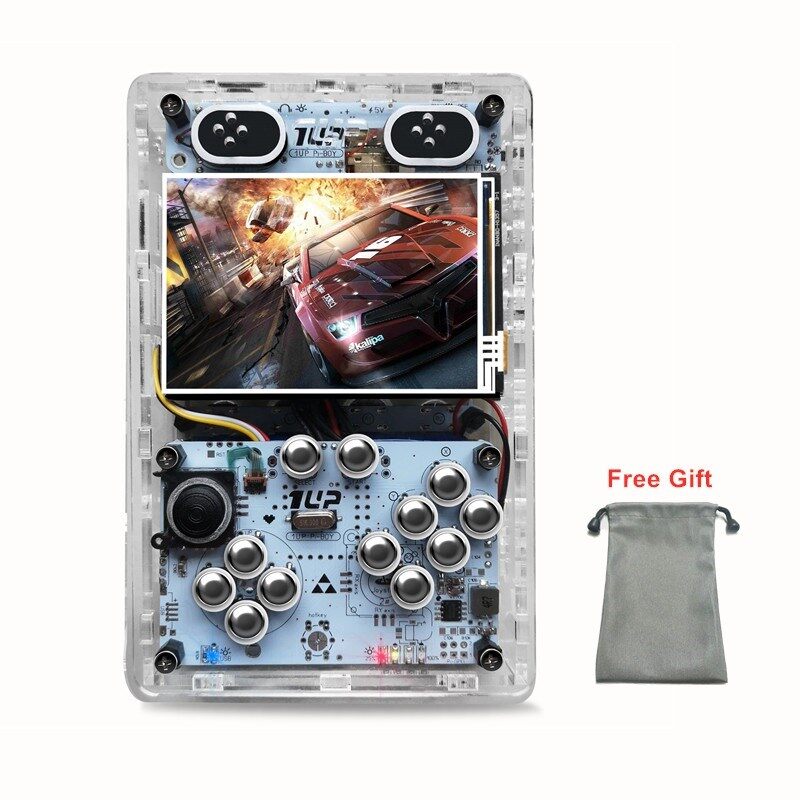 3.5 Inch Handheld Game Consoles 1 Up pi boy Raspberry pi 3B Retro Game Player Built in 10000+ Games HD Out Multiplayer Games