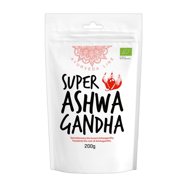 Diet-Food, Bio ashwagandha, proszek, 200 g