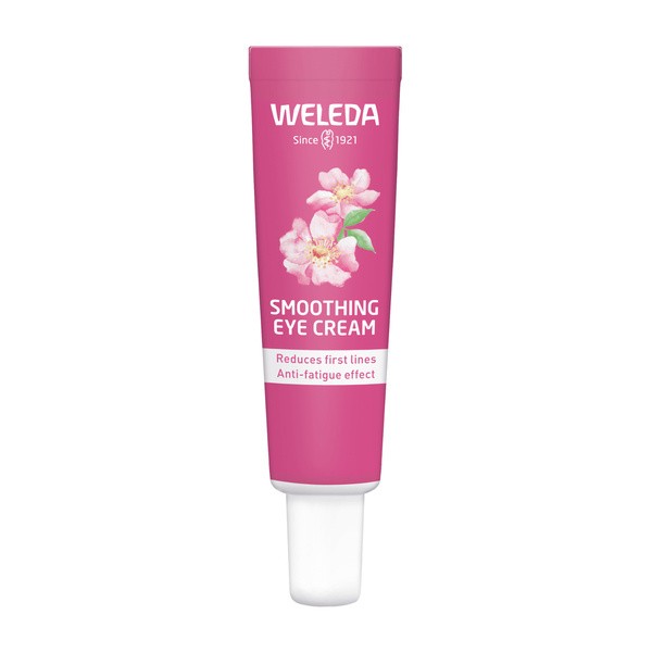 Weleda, wygładzający krem pod oczy z dziką różą i białą herbatą, 12 ml