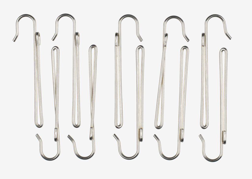 FLEXI 1-finger krog til FLEXI gardiner 10 stk./pakke