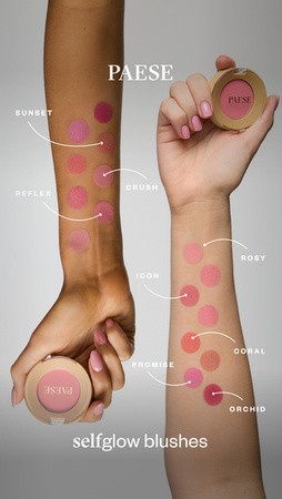 Paese Selfglow, róż do policzków, 04 Crush matowy, 3 g