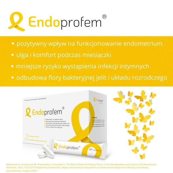 Endoprofem, 30 saszetek na dzień + 30 kapsułek na noc