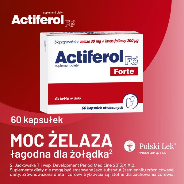 Actiferol Fe Forte, kapsułki otwierane, 60 szt.