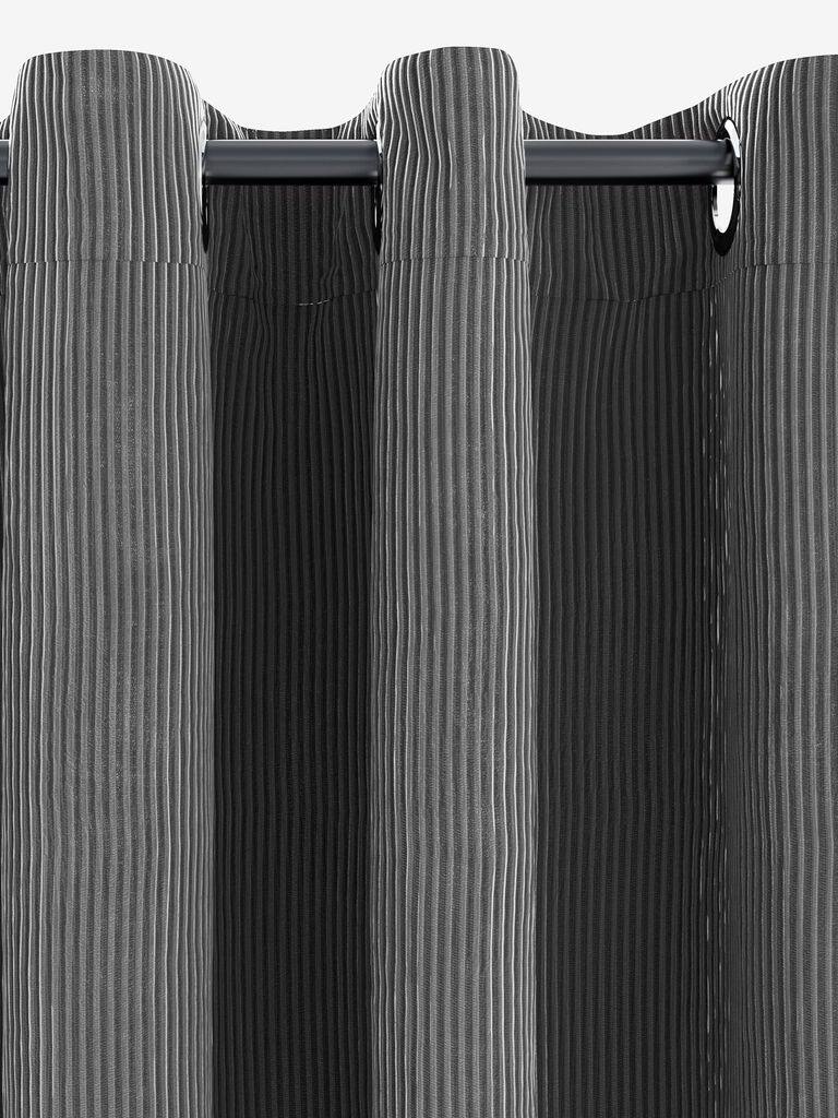 TOTAK TOTAK gardin 1x140x300cm corduroy grå