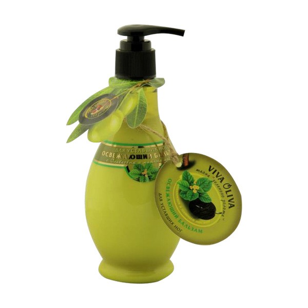 Viva Oliva, odświeżający balsam do zmęczonych nóg z oliwą z oliwek i olejkiem miętowym, 275 ml