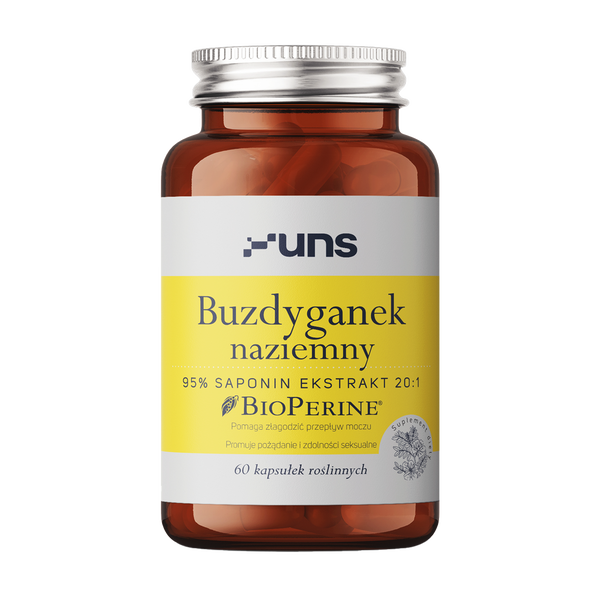 Uns Buzdyganek naziemny + Bioperine, kapsułki twarde, 60 szt.