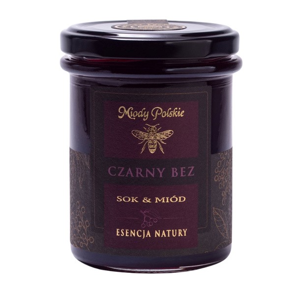 Miody Polskie, Sok & Miód Czarny Bez, 250 g