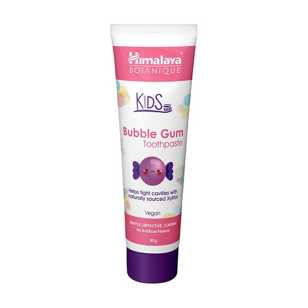 Himalaya Botanique Kids, pasta do zębów, Bubble Gum, 80 g