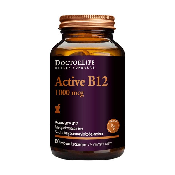 DoctorLife Active B12 1000 mcg, kapsułki, 60 szt.
