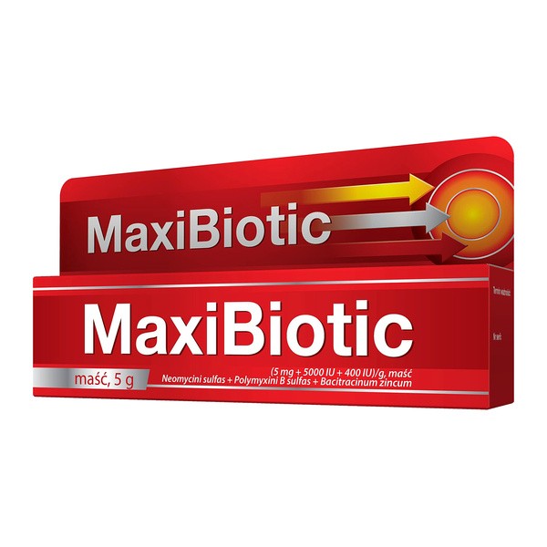 Maxibiotic, maść, 5 g, tuba