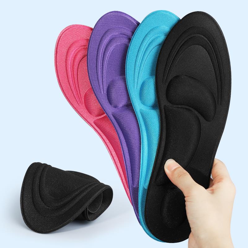 Wkładka do butów FootMaster 4D z pianki memory foam Wkładka na zapalenie powięzi podeszwowej Wkładka do butów sportowych Wkładki amortyzujące dla mężczyzn i kobiet