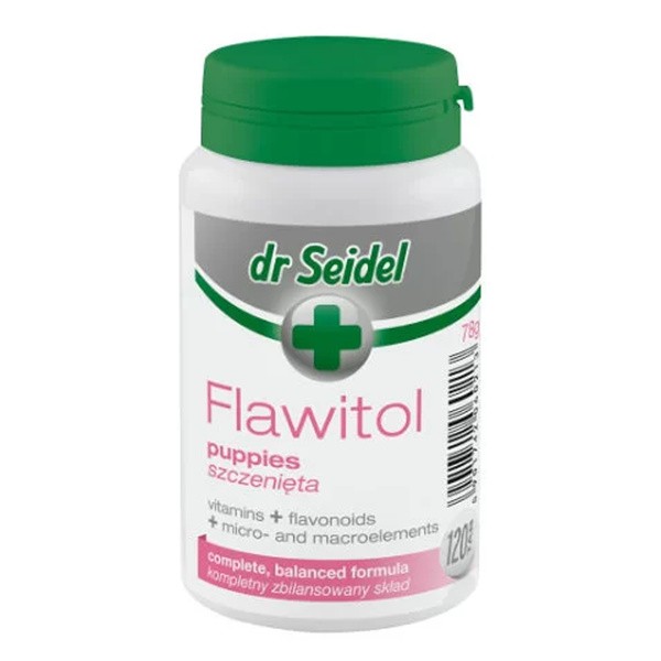 Dr Seidel Flawitol dla szczeniąt, tabletki, 120 szt.