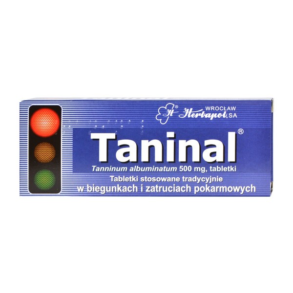 Taninal, 500 mg, tabletki, 20 szt.