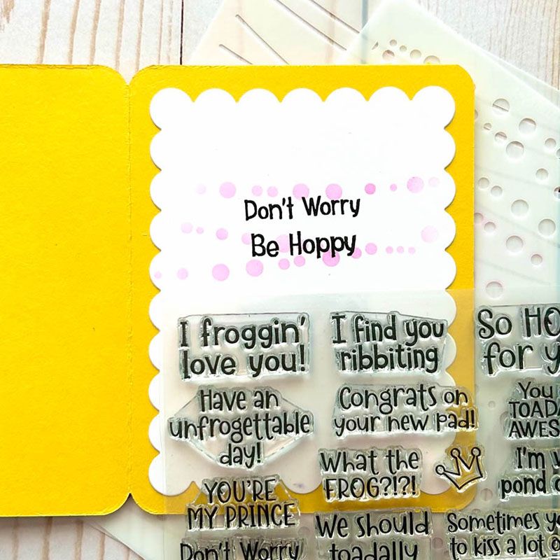 sayings4frog Clear Stamp Set