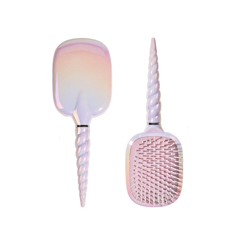Kup 2, a otrzymasz 2% zniżki Szczotka do włosów dla dziewcząt Grzebień do masażu skóry głowy dla kobiet Szczotka DeHair do włosów kręconych i mokrych do salonu fryzjerskiego Narzędzie do stylizacji