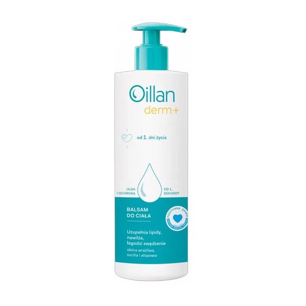 Zestaw 2 x Oillan Derm+, balsam do ciała, 400 ml
