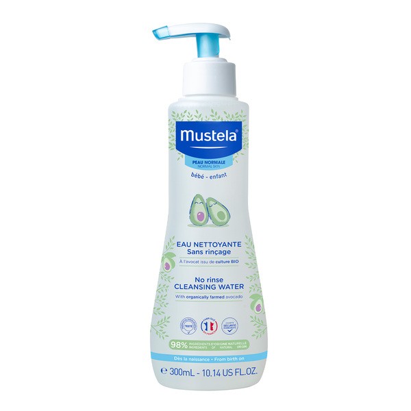 Mustela Bebe-Enfant, woda oczyszczająca bez spłukiwania z organicznym awokado, 300 ml