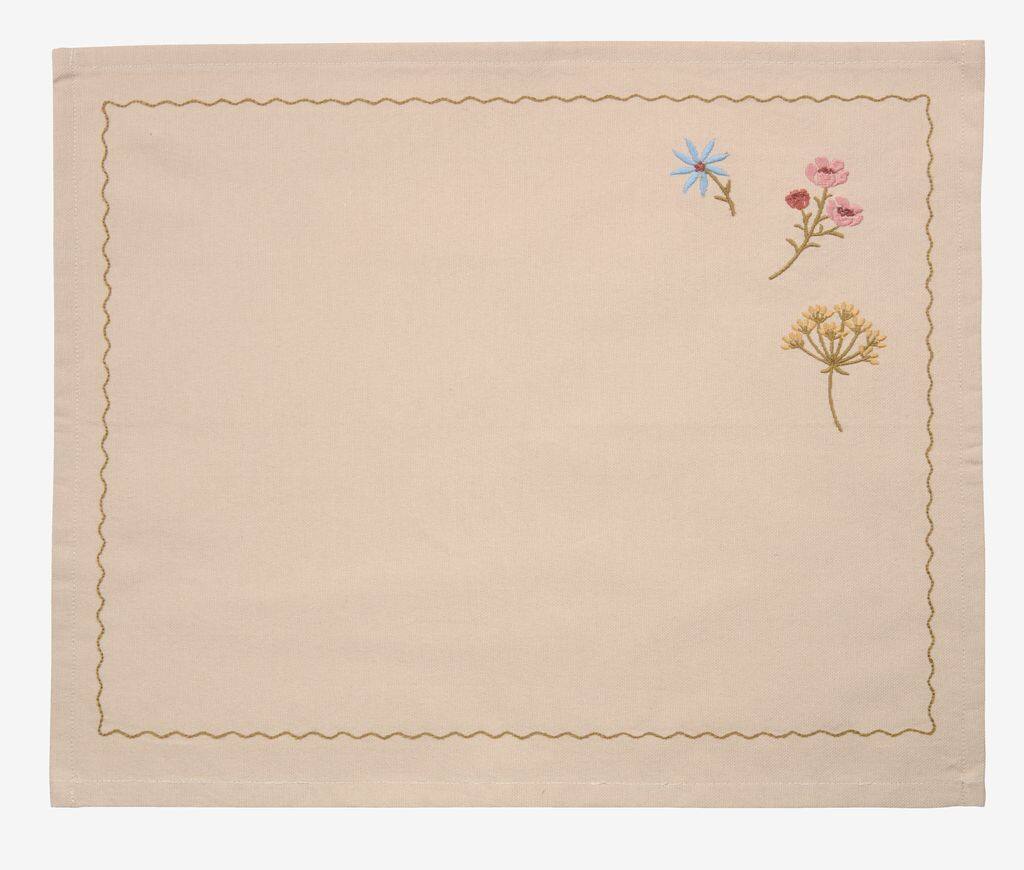 CHIKORIE CHIKORIE Dækkeserviet 33x42 natur/grøn