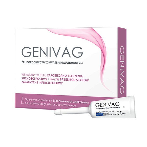 Genivag, żel dopochwowy, 7 aplikatorów x 5 g