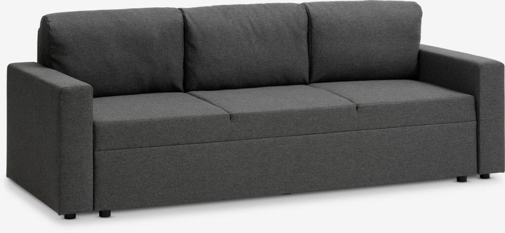 MARSLEV MARSLEV 3-personers sovesofa, mørkegrå stof