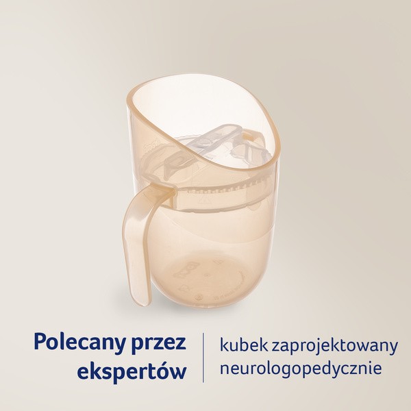 Canpol Lovi Genius, kubek treningowy Nude, 150 ml