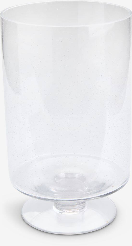 FJELD Lanterne med lys FJELD Glas Ø15xH25cm