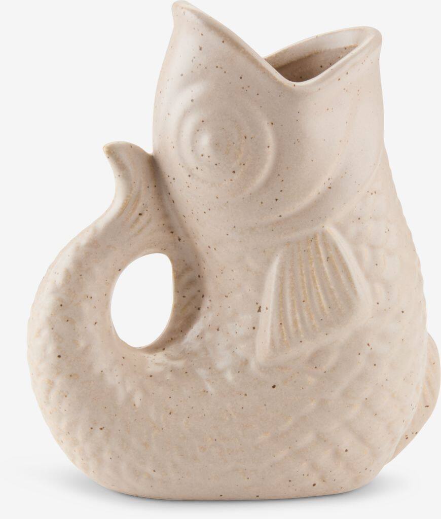 MADSEMIL vase B9xL15xH18cm sandfarvet