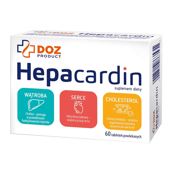 DOZ Product Hepacardin, tabletki powlekane, 60 szt.