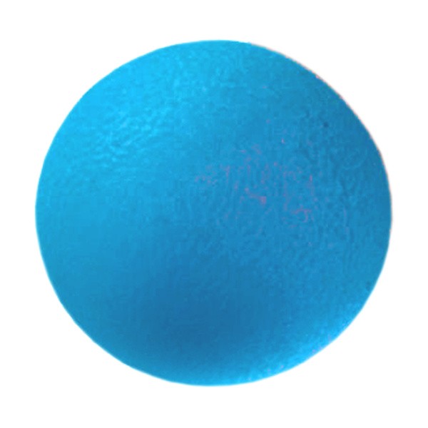 Qmed Piłeczka rehabilitacyjna do ćwiczeń, żelowa, niebieska, miękka, 1 szt.