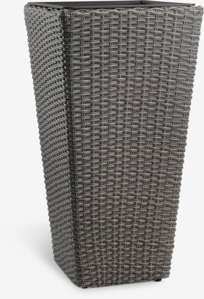 BLOMMOR BLOMMOR urtepottekurv B36xD36xH70 grå