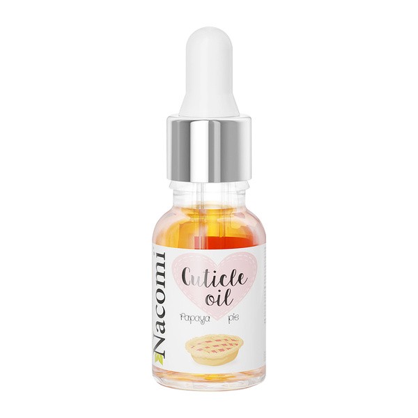 Nacomi, olejek do pielęgnacji skórek, świeże ciasto z papają, 15 ml