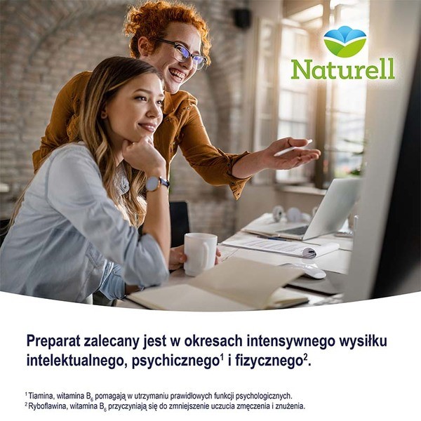 Naturell Rhodiola + B, tabletki, 60 szt.