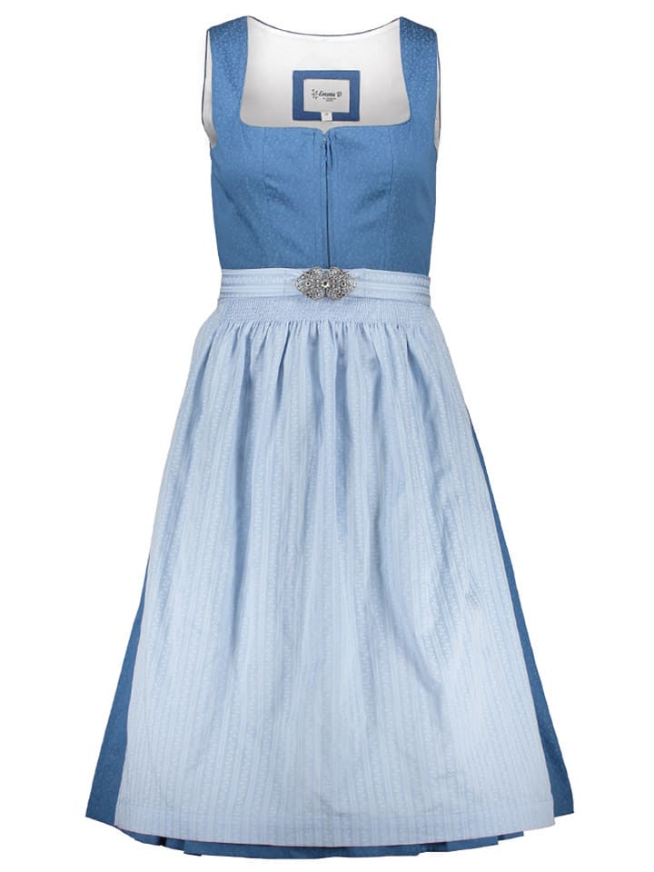 Turi Landhaus Dirndl in Blau günstig kaufen