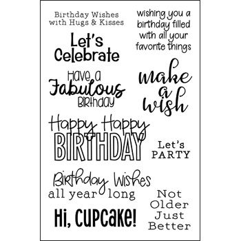HappyBirthday4HSN Clear Stamp Set