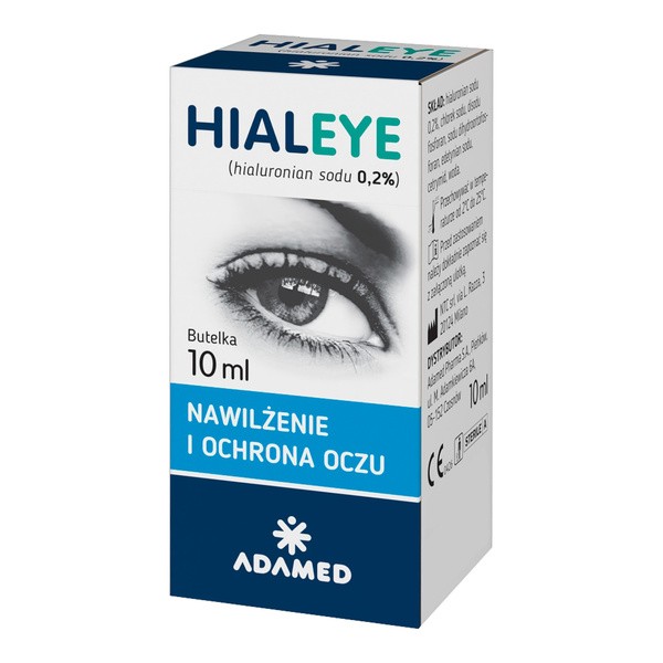 Hialeye, 0,2%, krople do oczu, 10 ml