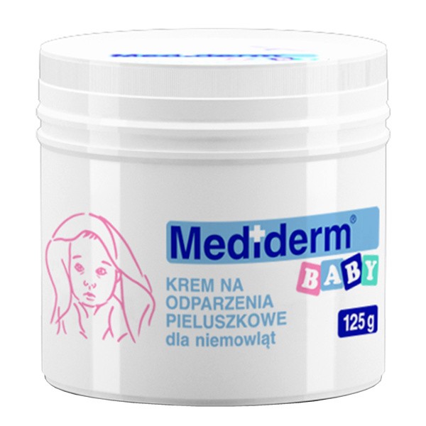 Mediderm Baby, krem na odparzenia pieluszkowe dla niemowląt, 125 g