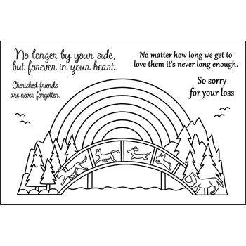 rainbowbridge2stamp Clear Stamp Set