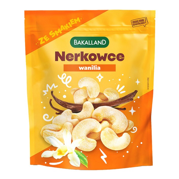 Bakalland, orzechy nerkowca prażone wanilia, 170 g