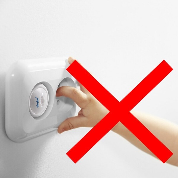 Akuku, zabezpieczenie do gniazd elektrycznych, 6 szt.