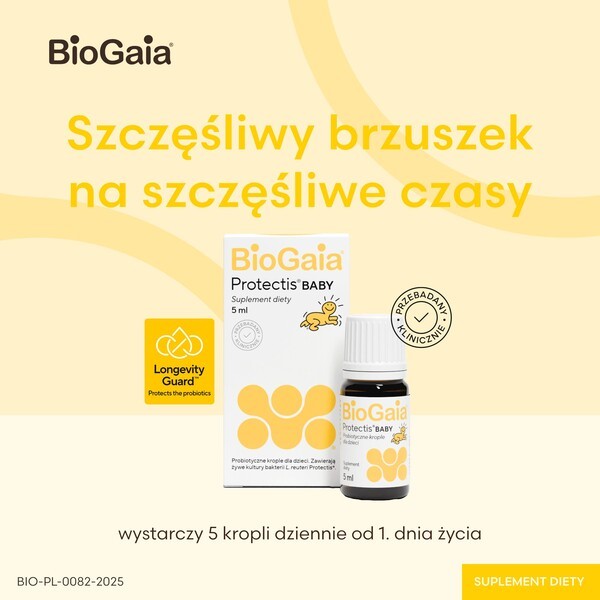 BioGaia Protectis Baby, krople dla dzieci, 5 ml