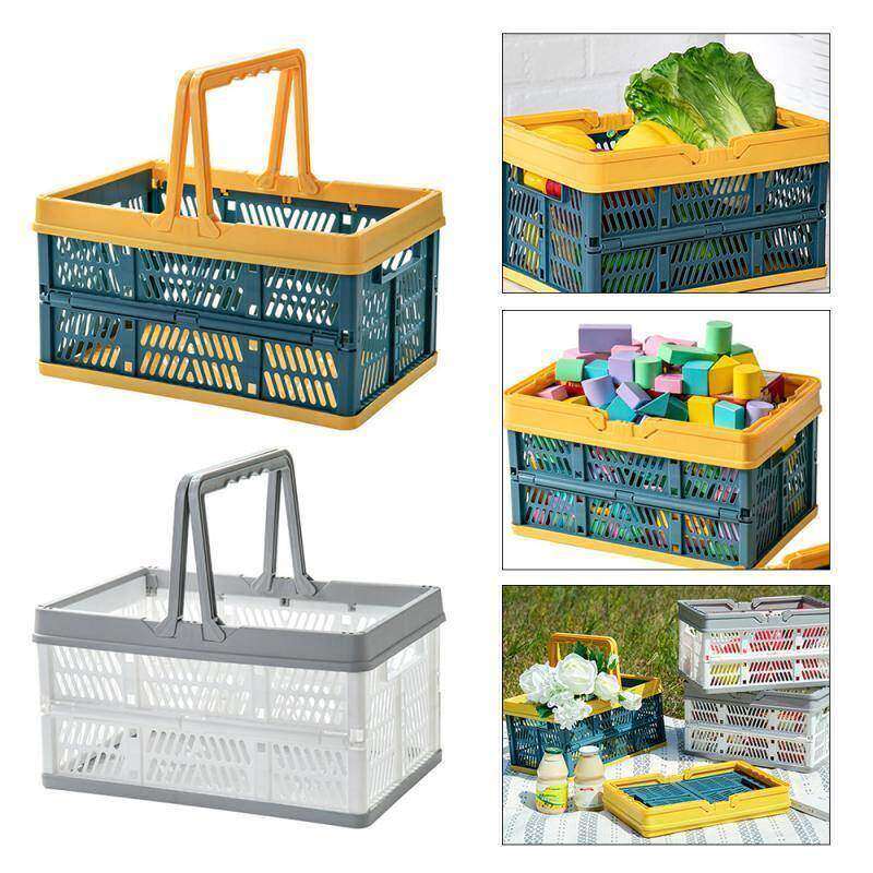 Panier de rangement portable, boîte de rangement pliable pour voiture, organisateur, coffre à jouets pour enfants, boîtes de rangement pliables, paniers à linge