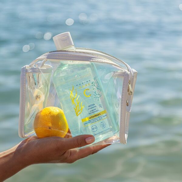 Bielenda C Marine Care, głęboko oczyszczająca woda micelarna z witaminą C, 400 ml