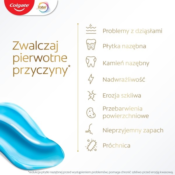 Colgate Total Whitening, wybielająca pasta do zębów, 75 ml