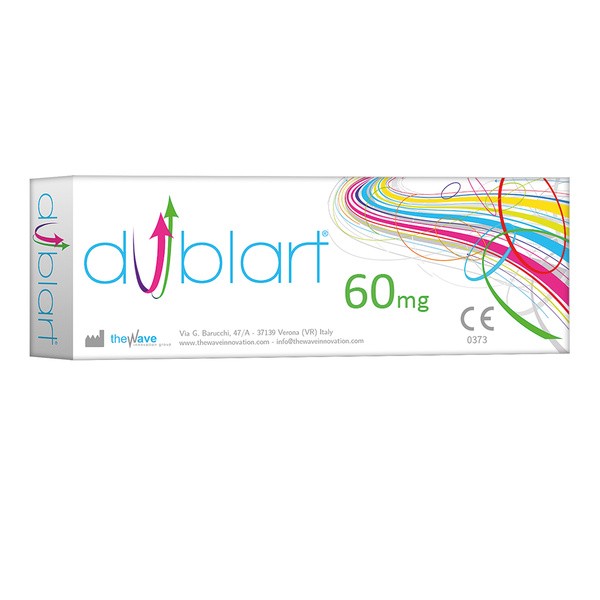 Dublart 60 mg 2%, iniekcja dostawowa w żelu, 3 ml