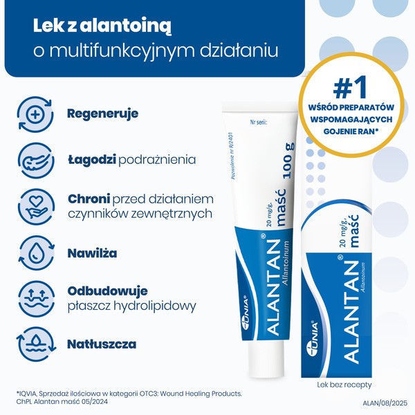 Alantan, 20 mg/g, maść, 100 g