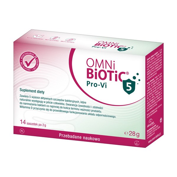 Omni Biotic Pro-Vi 5, saszetki z proszkiem, 2 g x 14 szt.