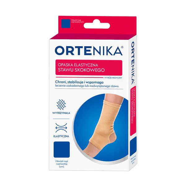 Ortenika, opaska elastyczna stawu skokowego, rozmiar S, 1 szt.