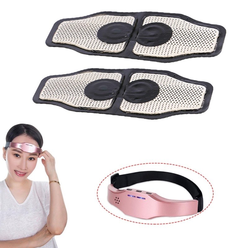 2 szt. wymiennych plastrów do masażu głowy, migrena, bezsenność, poprawa snu, urządzenie do masażu czoła, łagodzenie stresu